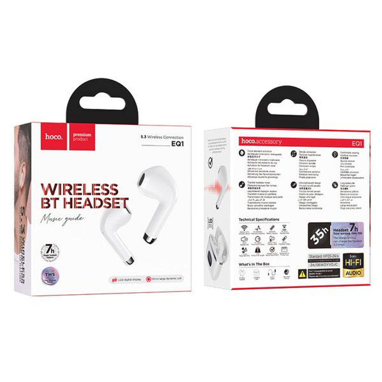 Hoco Wireless TWS BT Headset EQ1