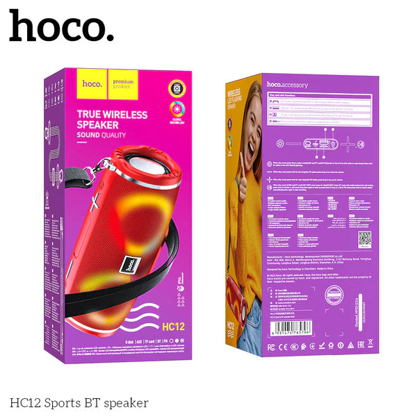 Bluetooth Speaker Hoco HC12 Red