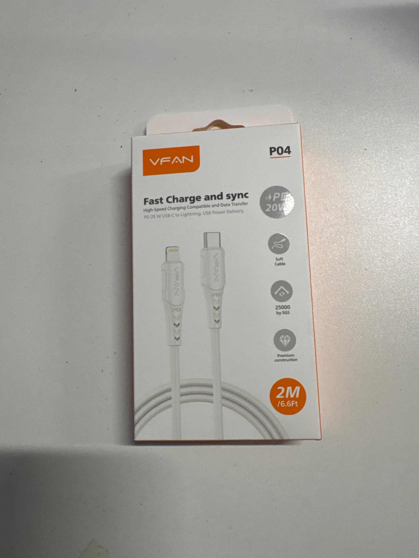 Super Fast Cable & Sync USB-C to Lighting Cable