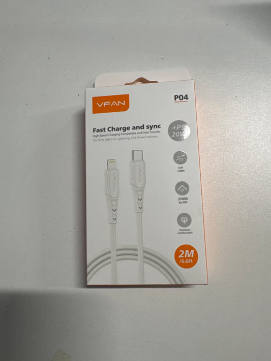 Super Fast Cable & Sync USB-C to Lighting Cable