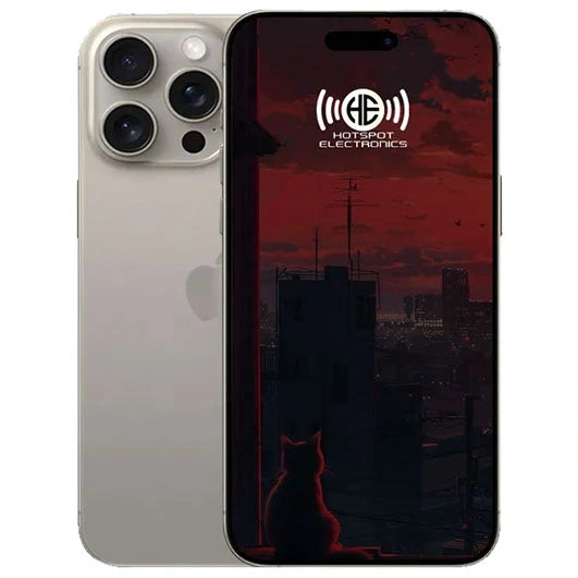 Apple iPhone 15 Pro Max 256GB Natural Titanium Excellent (Aftermarket Screen Installed )