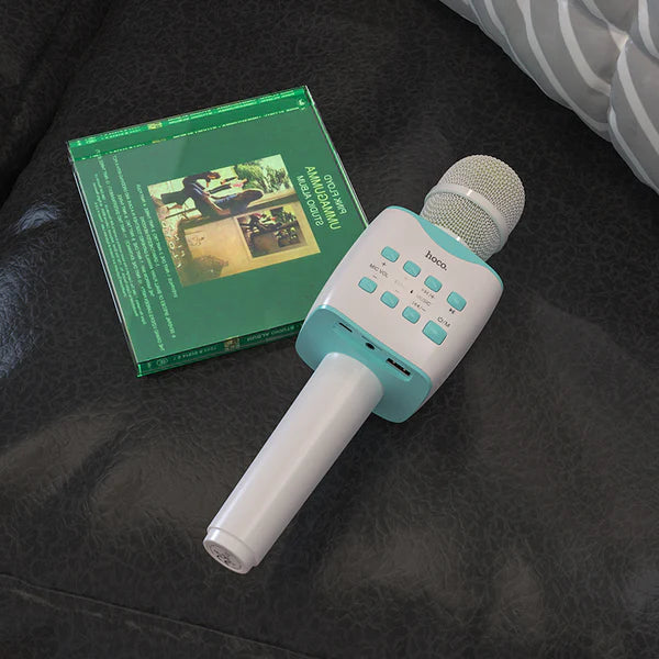 Karaoke Microphone Speaker Blue BK5 New