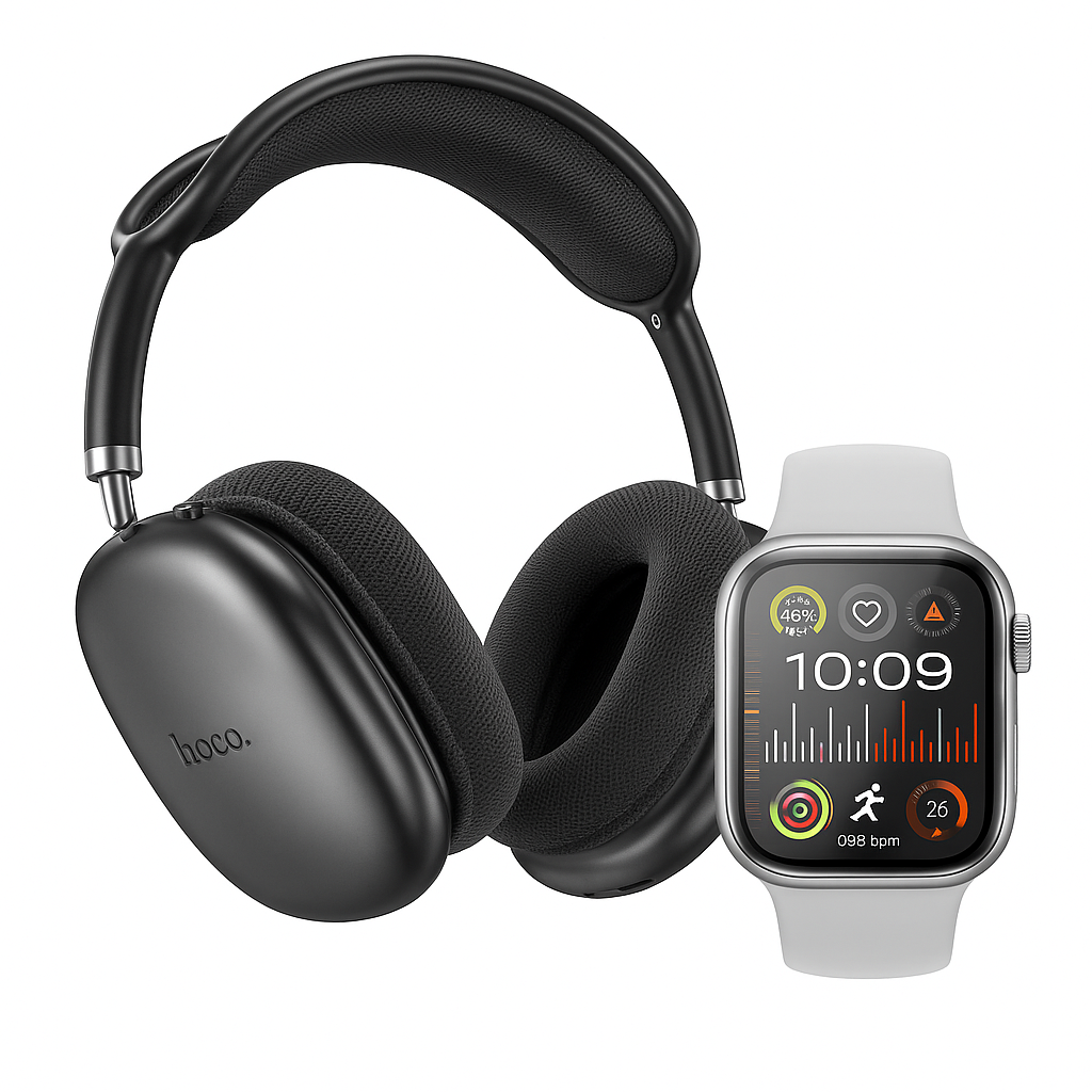 Hoco W35 Air + Hoco Y23 Smart Watch Combo Deal