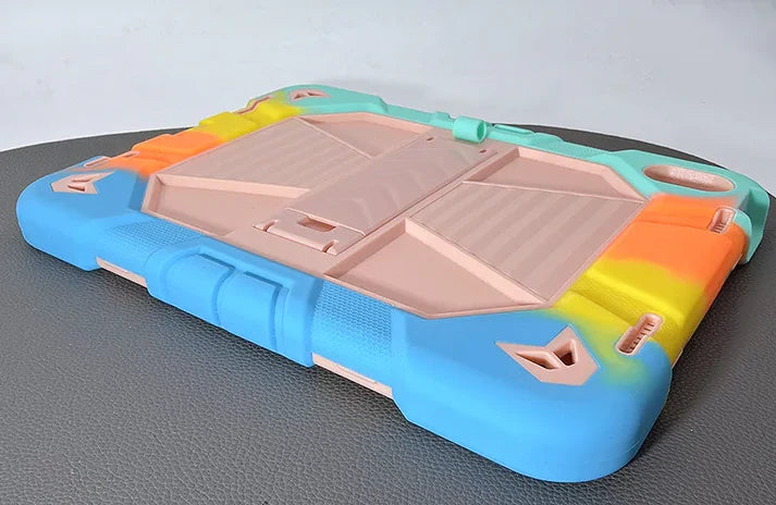 Shockproof Case for Apple iPad 7/8/9 & iPad Air 3 - Rainbow