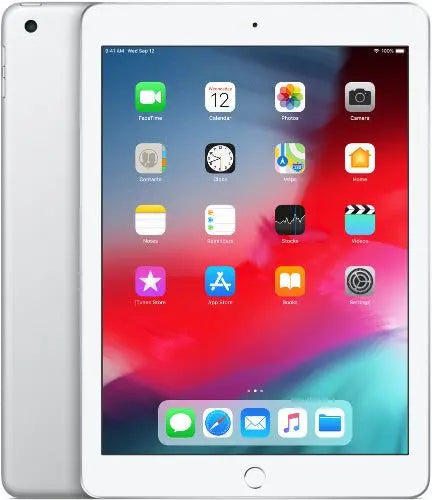 Buy Online iPad 6 32GB Wi-Fi & Cellular Silver Excellent