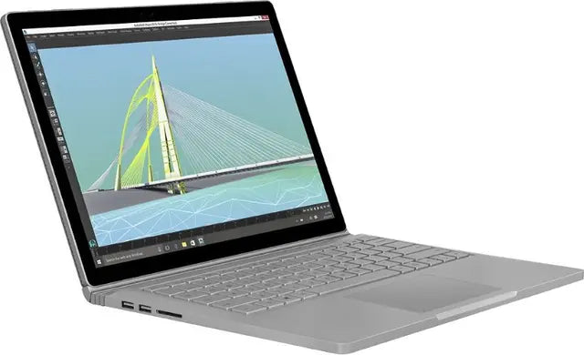 Microsoft Surface Book 1 13.5- 128GB - Silver - Intel Core i5-6300U 2.4GHz - 8GB