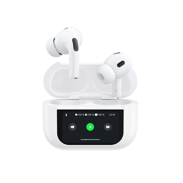 DUDAO U19 Smart display wireless Earphones (White)
