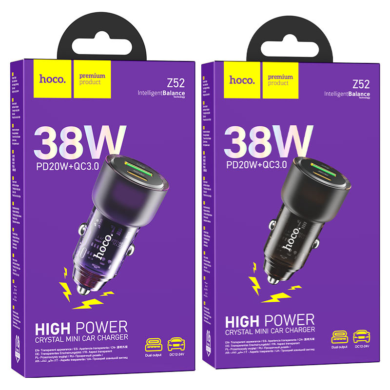 Mini car charger 38W ( Z52 )