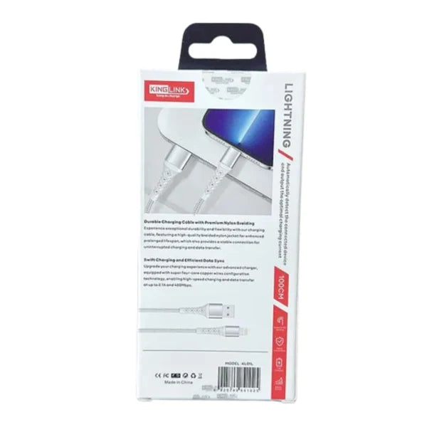 Fast Charging cable USB to Lightning 2.1A