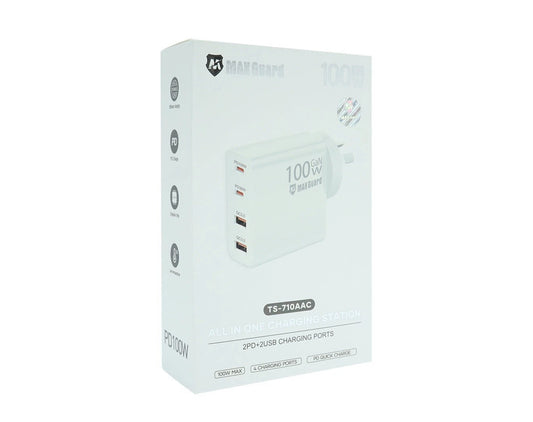 Fast Charger USB & Type- C  100W Charger