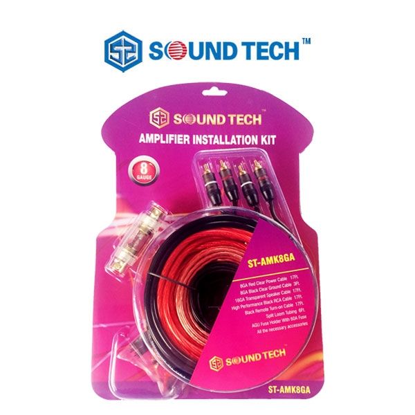 Soundtech ST-AMK8GA 8 Gauge Amp Wiring Kit