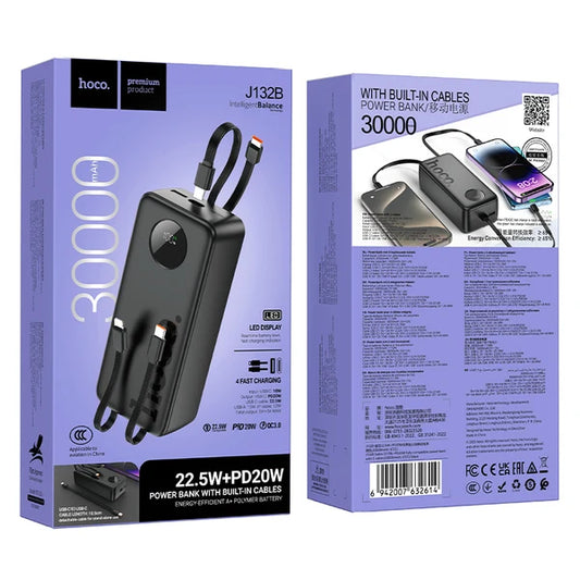 Power Bank Hoco J132B 22.5W Led display 30000 mAh