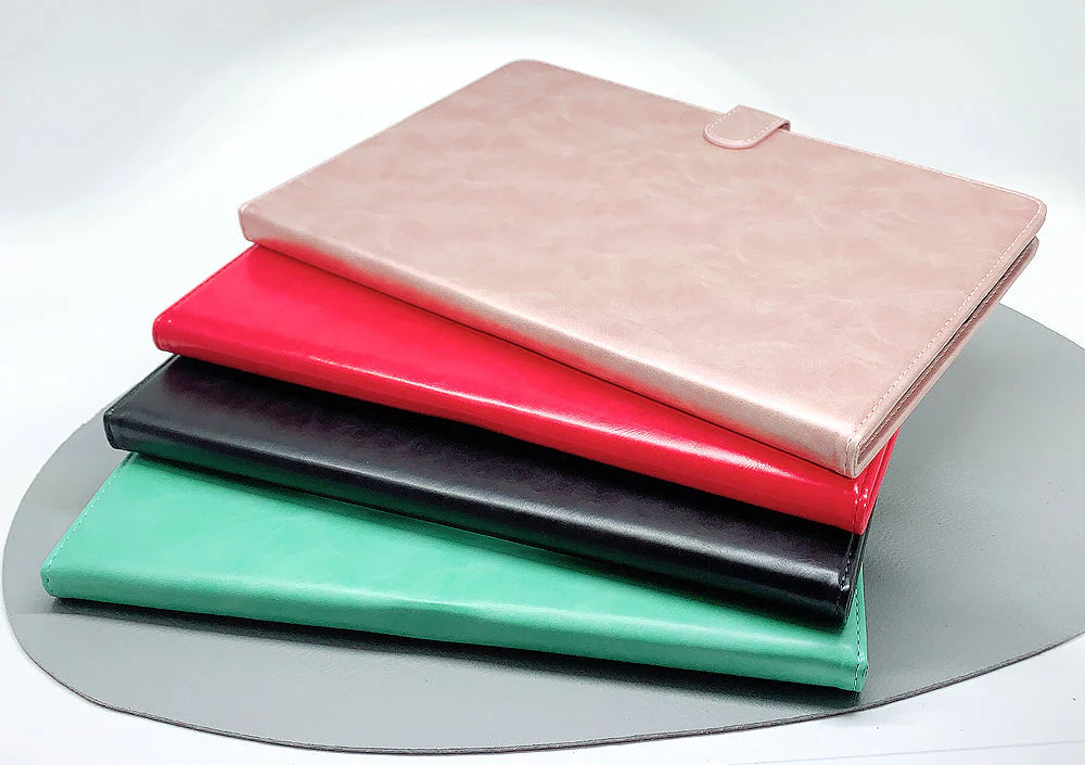 Apple iPad 5, iPad 6, iPad Pro 9.7 Air 1 & 2 Leather Folio Case Rose Gold 9.7 inch