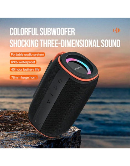 VFAN Deep Bass Bluetooth Speaker With Strap (BS07)