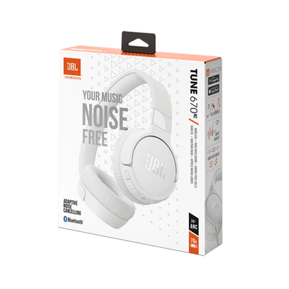 JBL Tune 670NC wireless headphones White - Brand new