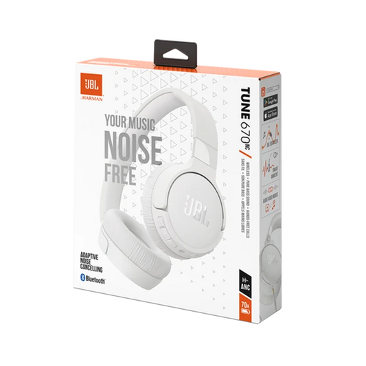 JBL Tune 670NC wireless headphones White - Brand new