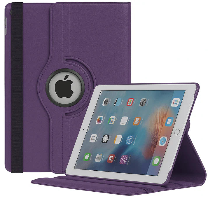 Apple iPad 5, iPad 6, iPad Pro 9.7 Air 1 & 2 Flip Case Purple 9.7 inch