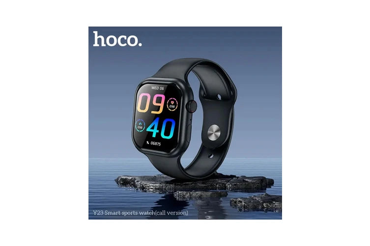 Hoco Smart Watch With Calling Feature Y23 - Black / Brand New