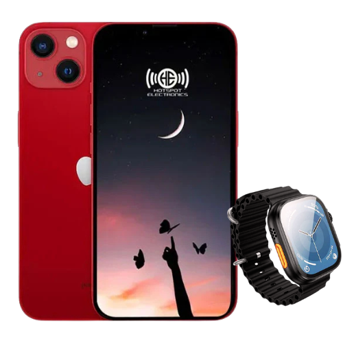 Combo Deal Apple iPhone 13 + Borophone Smart Watch Free