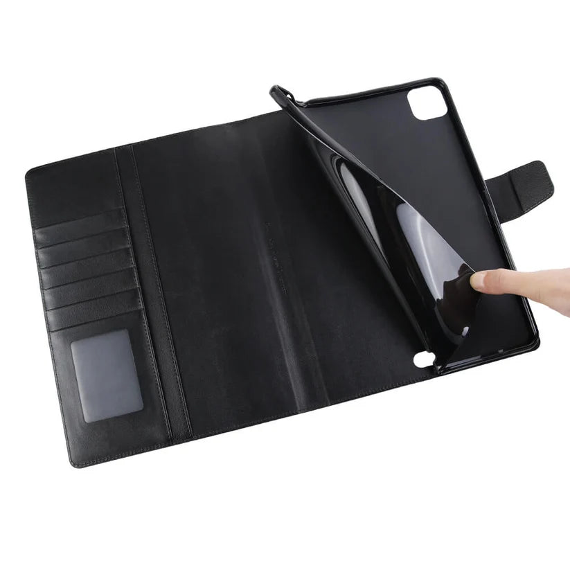 Wallet Case for Samsung Tablet A9 Plus /A11 plus - Black