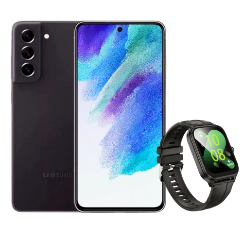 Combo Deal Samsung  Galaxy S21 FE 5G + Hoco Smart Watch