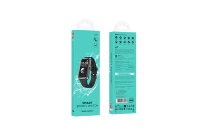 Hoco Smart Wrist Band Calling Feature Heart Rate Monitoring Y34 Black  Brand New
