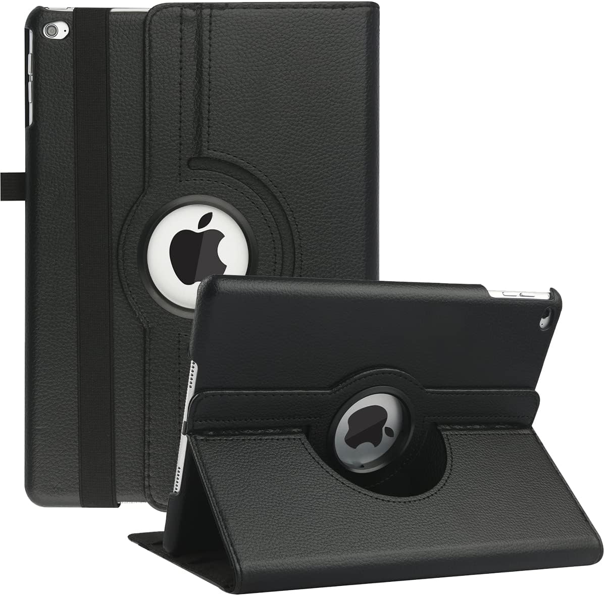 Apple iPad 7, iPad 8, iPad 9, Air 3 Flip Case Black 10.2 inch