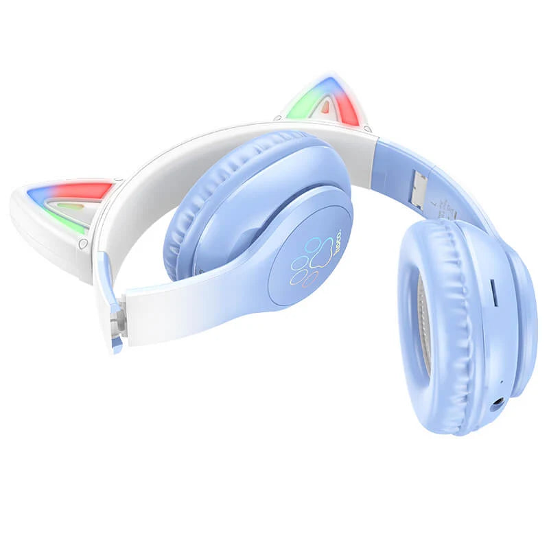 Hoco W42 Wireless Blue LED Light Bluetooth Headphone