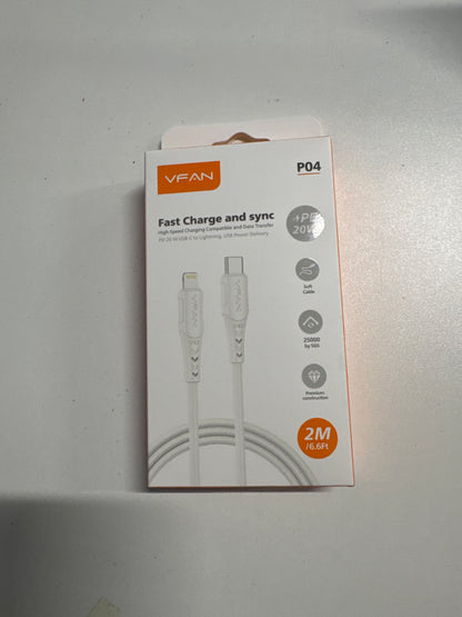 Super Fast Cable & Sync USB-C to Lighting Cable