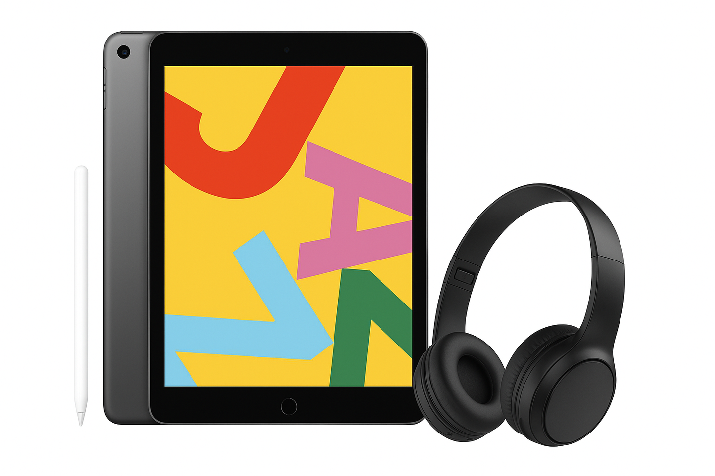 iPad 7 32GB Wi-Fi & Cellular Space Grey Excellent Bundle Deal