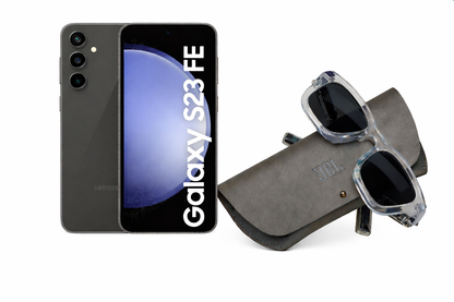 Samsung S23 FE 128GB Black + JBL Audio Sunglasses Combo Deal