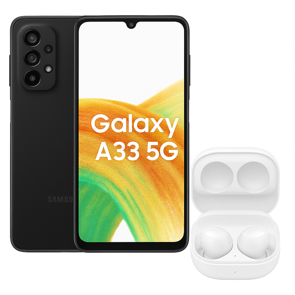 Combo Deal Samsung Galaxy A33 + Brand New Samsung Galaxy Buds FE