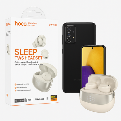 Samsung Galaxy A72 8GB+ 256GB, Dual SIM + Hoco Sleep TWS Headset – Brand New