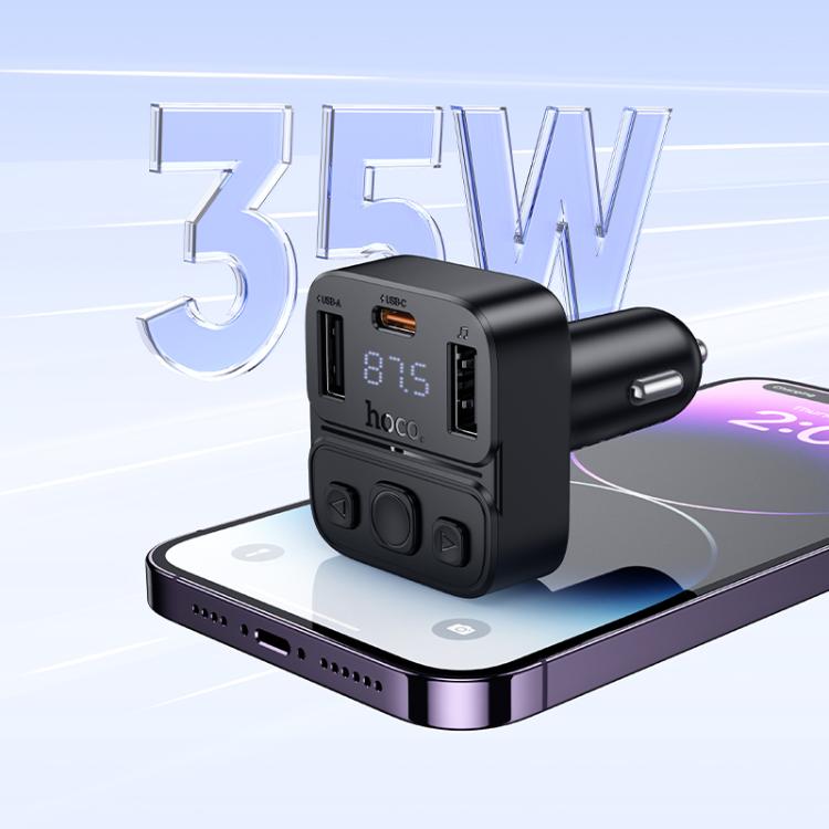 Dual Port 35W Car Bluetooth FM Tramsmitter And Charger ( E87 )