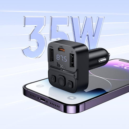 Dual Port 35W Car Bluetooth FM Tramsmitter And Charger ( E87 )