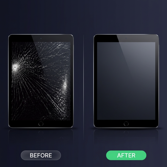 Repaired phone after service