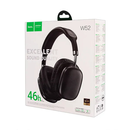 Hoco Premium Bluetooth Headset (Brand New) W52 Black