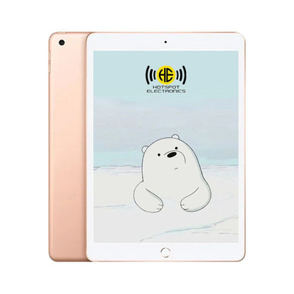 iPad 6 32GB Wi-Fi & Cellular Rose Gold Excellent + Headphone