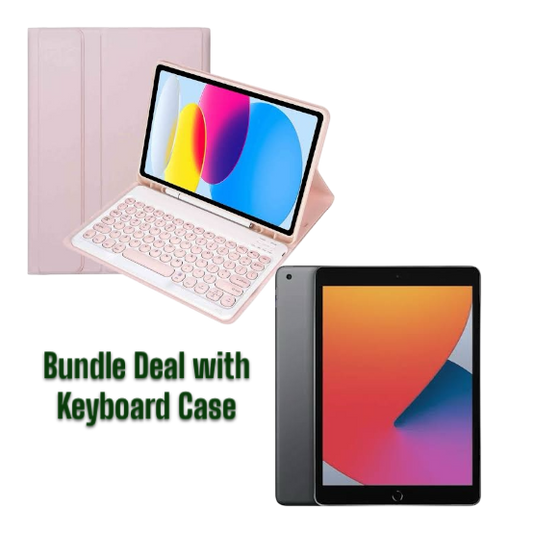 Apple iPad 9 64GB Wi-Fi  Space Grey Excellent with Brand new Keyboard Case  (BUNDLE DEAL )