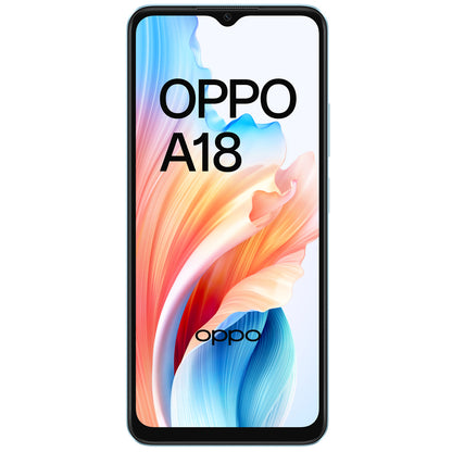 OPPO A18 Dual SIM 4GB+128GB - Glowing Blue ( Brand New )