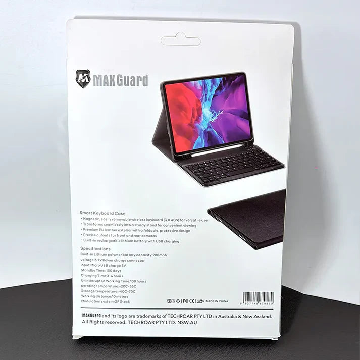 Keyboard Case for Apple iPad 10, 11 A16 Black 10.9 inch