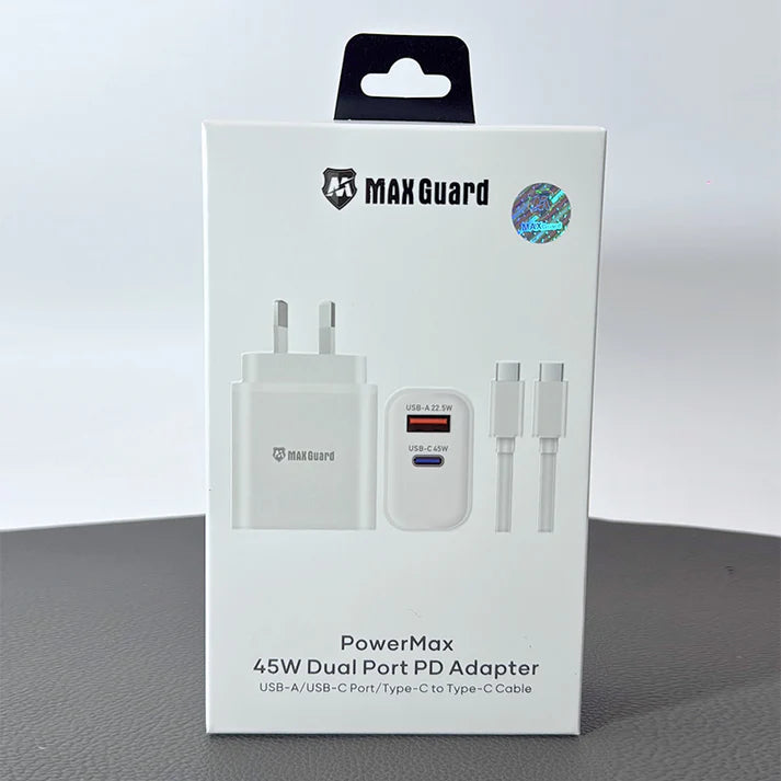 Fast Charger USB & Type-C MAXGuard 45W Charger