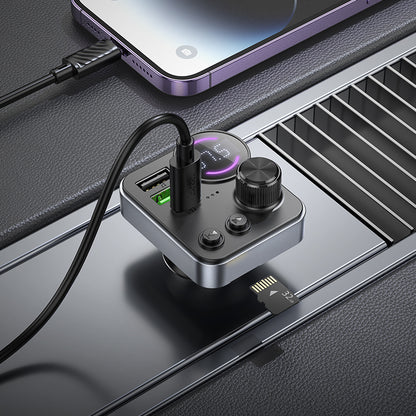Dual Port 48W Car Bluetooth FM Tramsmitter And Charger ( Z59 )