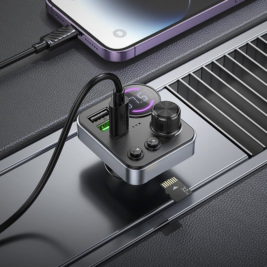 Dual Port 48W Car Bluetooth FM Tramsmitter And Charger ( Z59 )