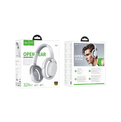 Hoco W67 Open Ear Bluetooth Headphones – White