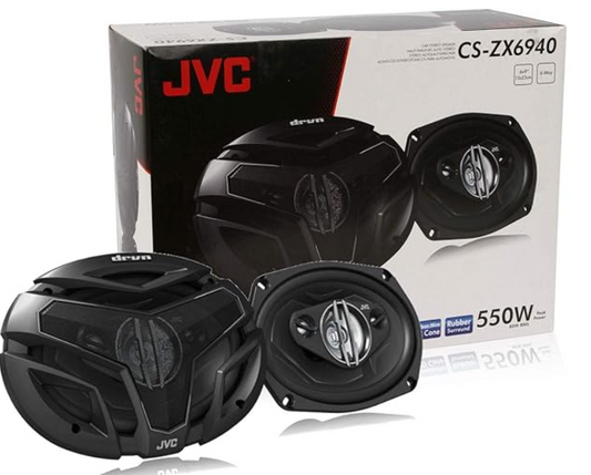 JVC CS-ZX6940 550W 4-Way Coaxial Car Speakers – Brand New