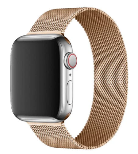 Stainless Steel Magnetic Watch Strap 38 / 40 / 41mm – Rose Gold