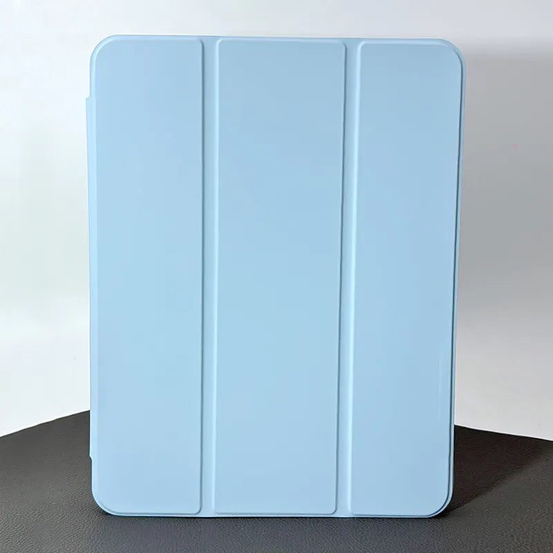 Apple iPad 5, iPad 6, iPad pro 9.7, iPad Air 1,2 SnapFold Jelly Case with Penslot Skyblue