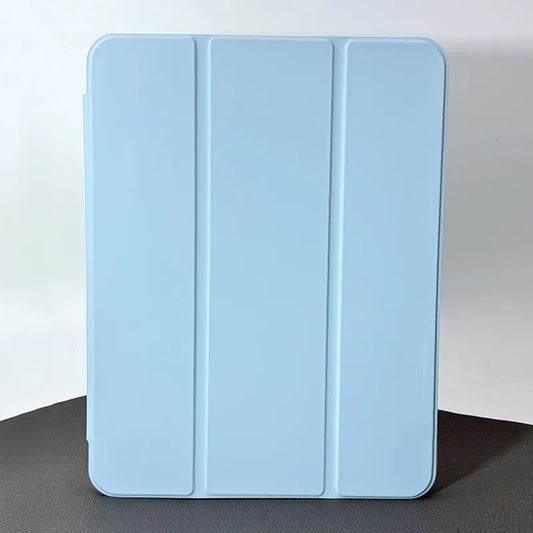 Apple iPad 5, iPad 6, iPad pro 9.7, iPad Air 1,2 SnapFold Jelly Case with Penslot Skyblue