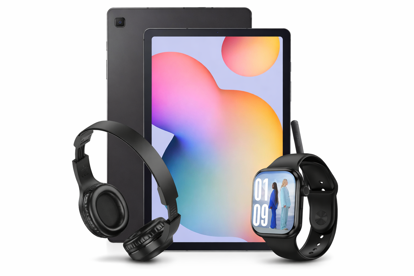 Samsung Galaxy Tab S6 Lite Wifi Brand New +Borofone Smart Watch +Hoco Headphone w45  Bundle DealBundle  Deal